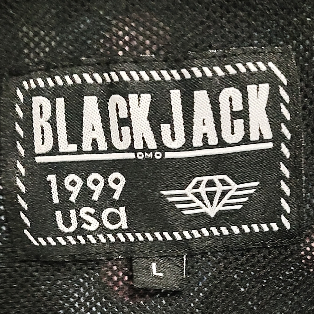 Blackjack Women's Vibrant Geometric Patterned Windbreaker Size‎ L - Picture 8 of 11